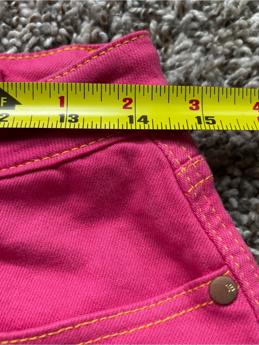 Judy Blue Hot Pink Denim Skirt - Picture 8 of 10
